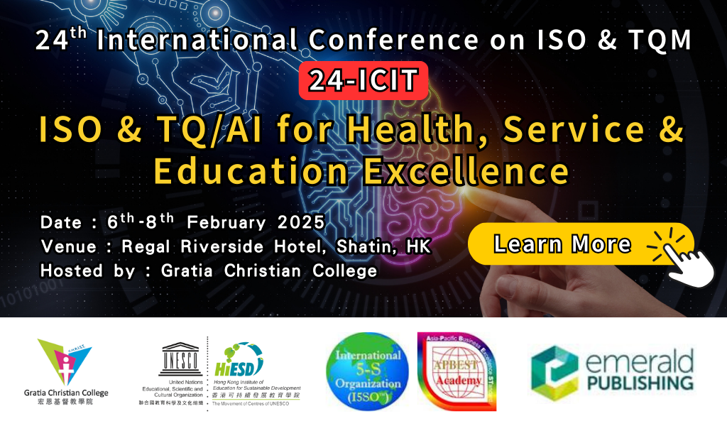 The 24th International Conference on ISO & TQM (6th – 8th February 2025)